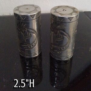 Silver Salt and Pepper Shakers